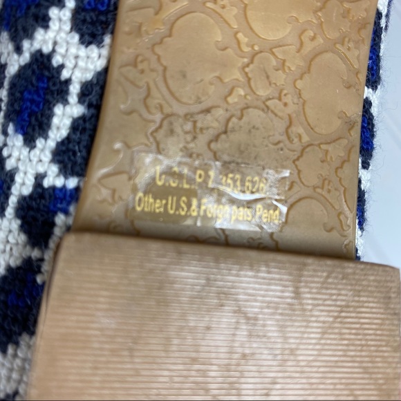 C.Wonder Blue/Black Animal Print flats - Picture 8 of 9